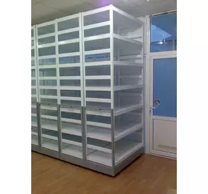 Пересувні виробничі стелажі Пересувні виробничі стелажі