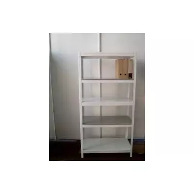 Стелаж офісний металевий 1824х920х460/5 мет білий